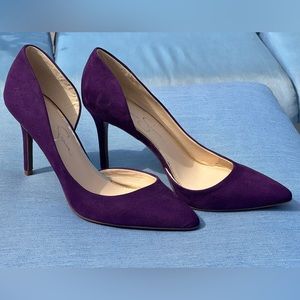 Jessica Simpson pumps purple suede - size 9